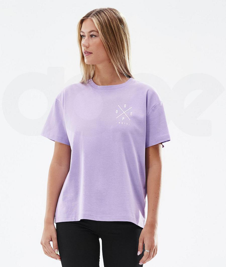 Dope Standard W 2X-Up T-shirts Damen Lila | CH1298QZ