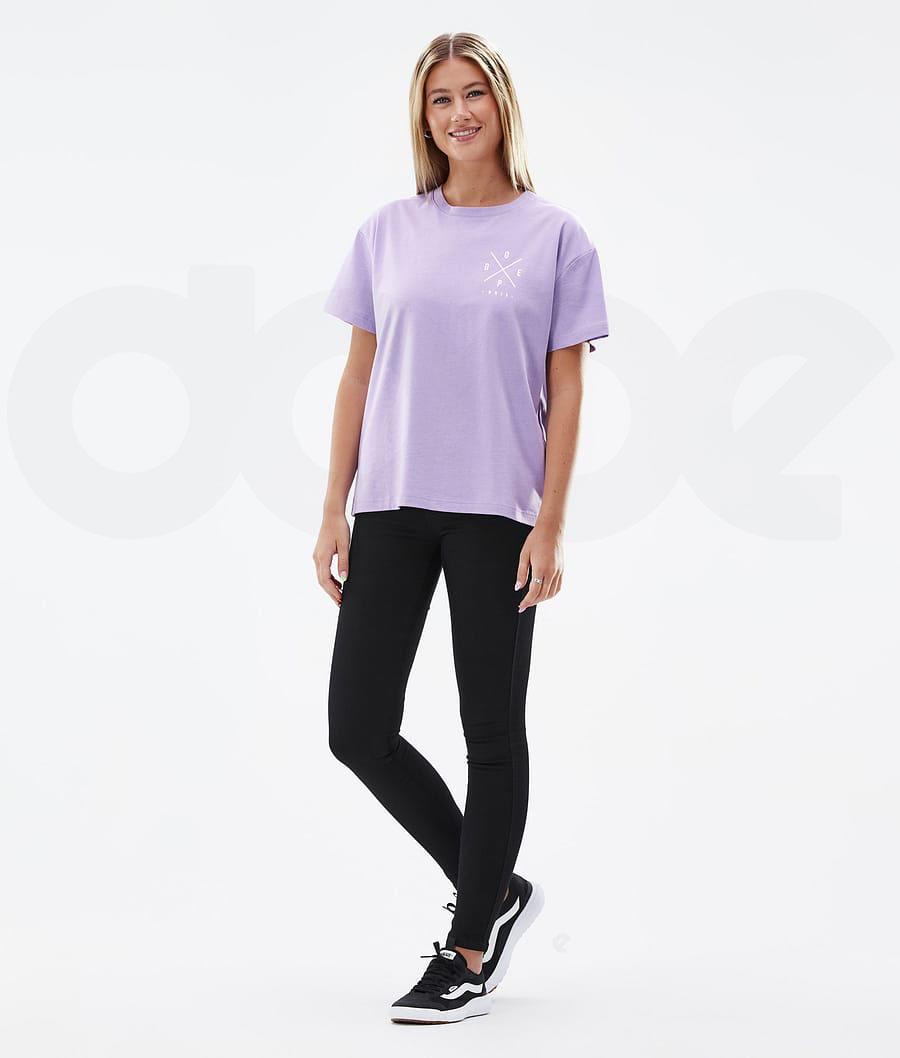 Dope Standard W 2X-Up T-shirts Damen Lila | CH1298QZ