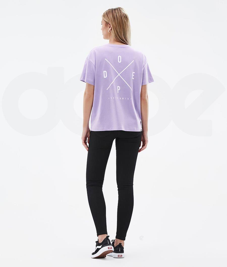 Dope Standard W 2X-Up T-shirts Damen Lila | CH1298QZ