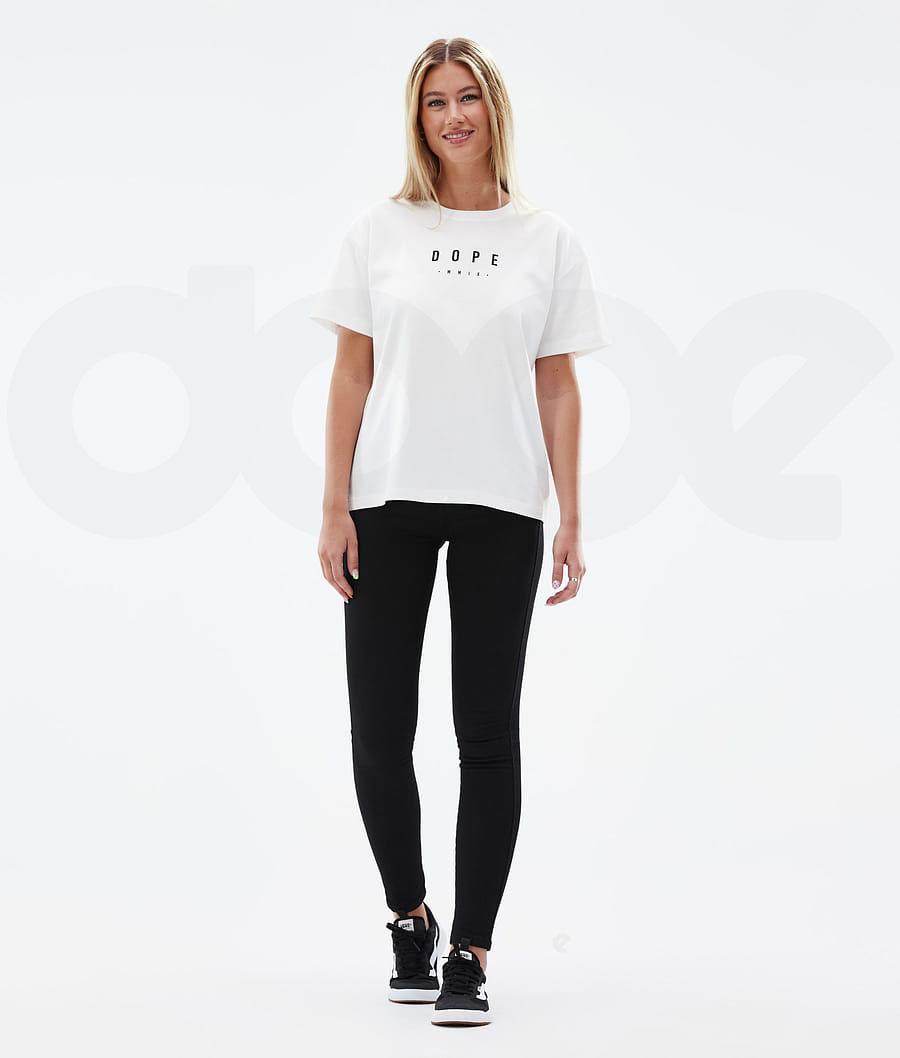 Dope Standard W Peak T-shirts Damen Weiß | CH1294VD