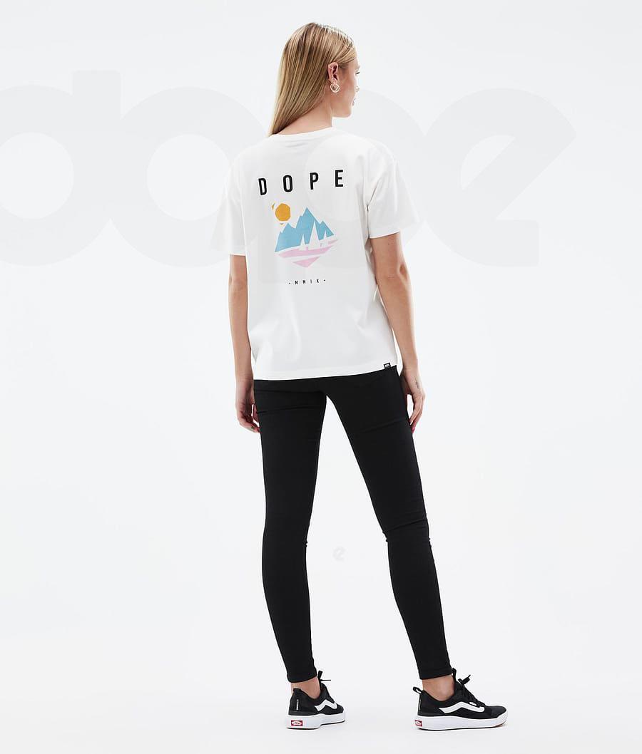 Dope Standard W Pine T-shirts Damen Weiß | CH1293CE