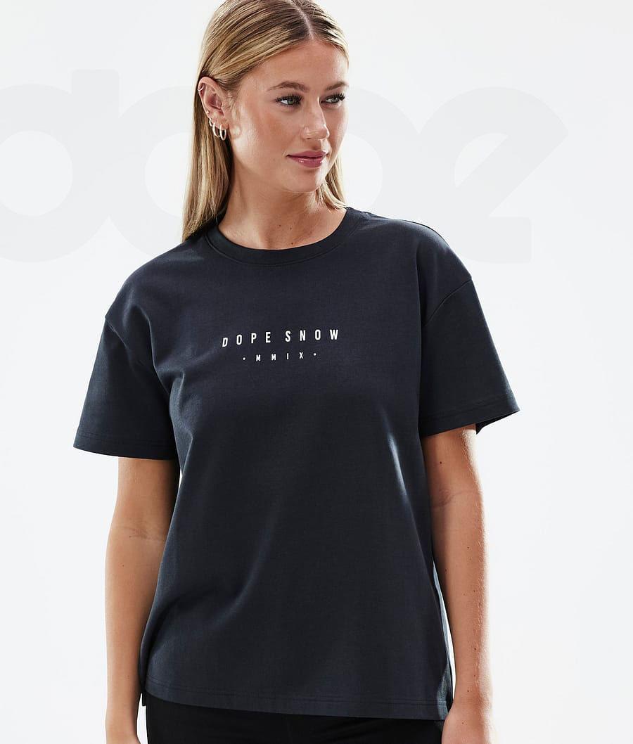 Dope Standard W Range T-shirts Damen Schwarz | CH1291ZG