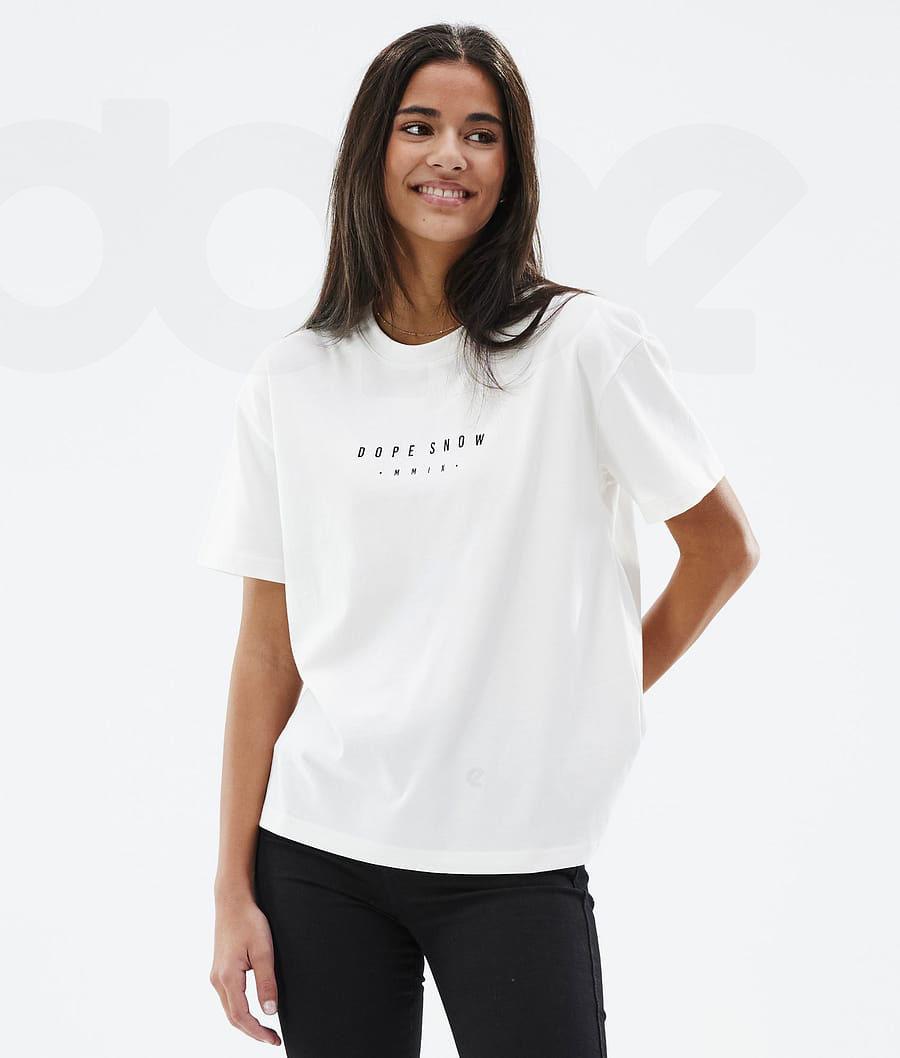 Dope Standard W Range T-shirts Damen Weiß | CH1289KI