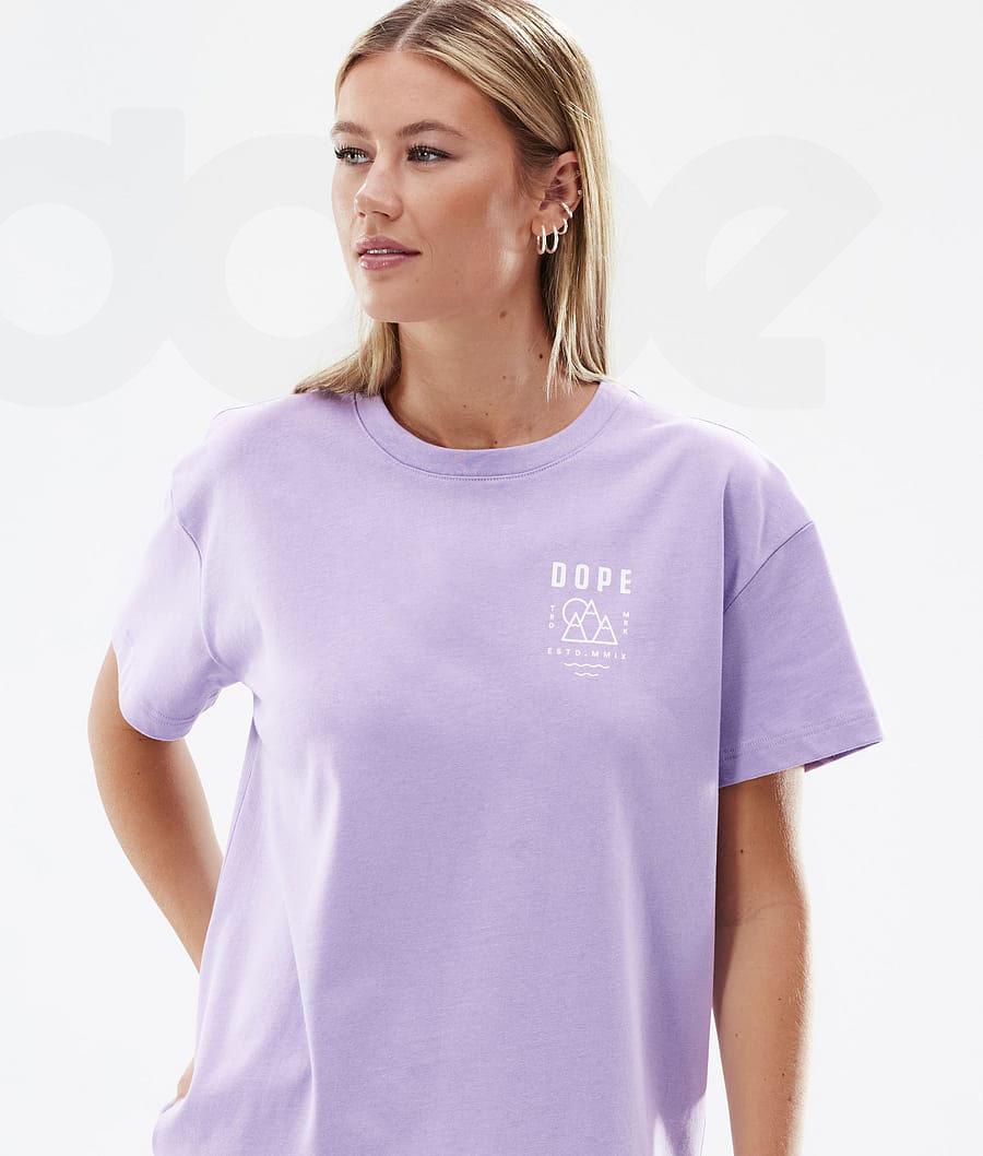 Dope Standard W Summit T-shirts Damen Lila | CH1288JJ