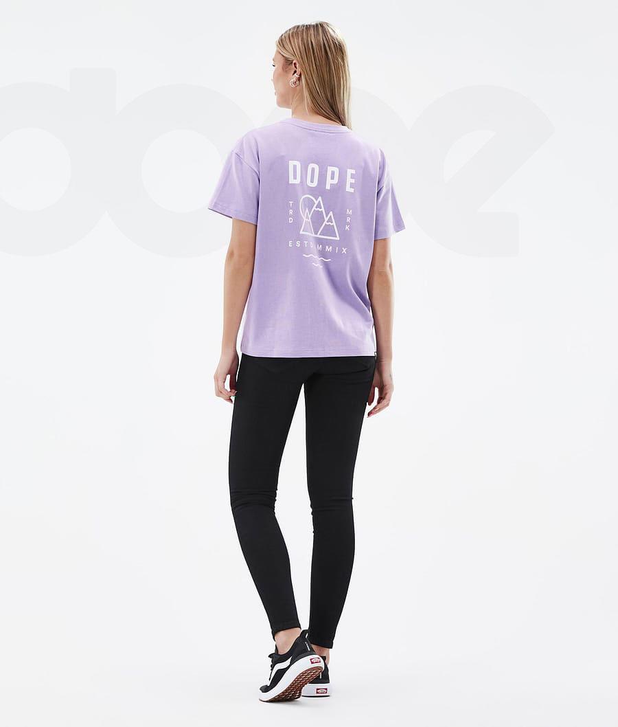 Dope Standard W Summit T-shirts Damen Lila | CH1288JJ