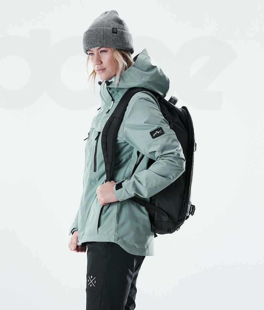 Dope Trekker W Outdoor-jacken Damen Grün | CH1315KI