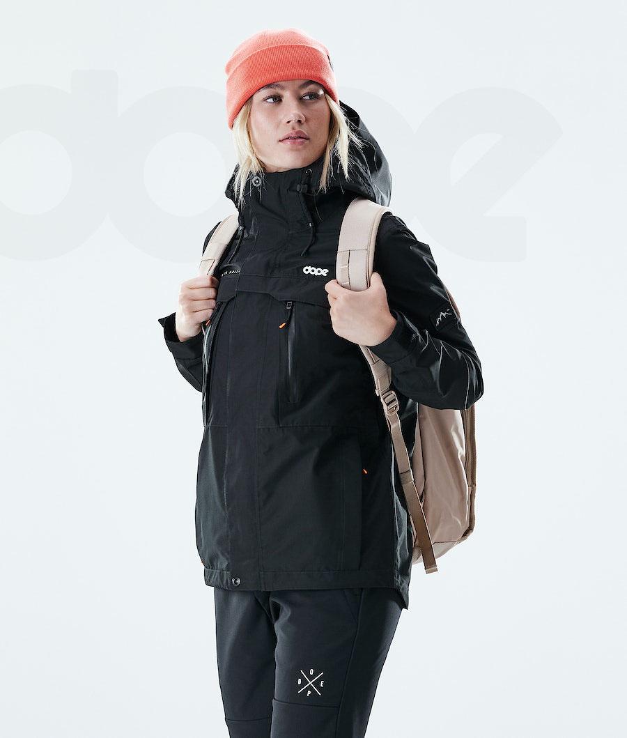 Dope Trekker W Outdoor-jacken Damen Schwarz | CH1314JJ