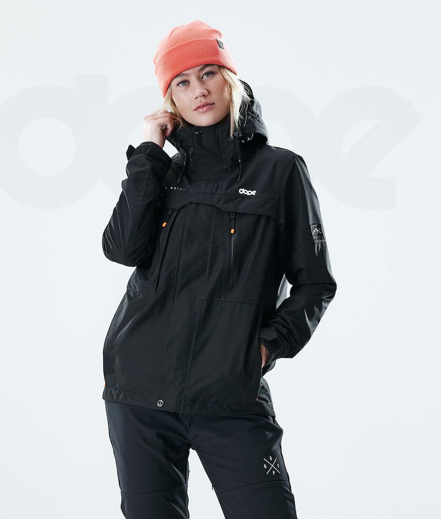 Dope Trekker W Outdoor-jacken Damen Schwarz | CH1314JJ