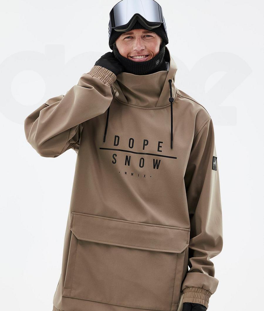 Dope Wylie DS Snowboardjacken Herren Kaffee | CH2248GL