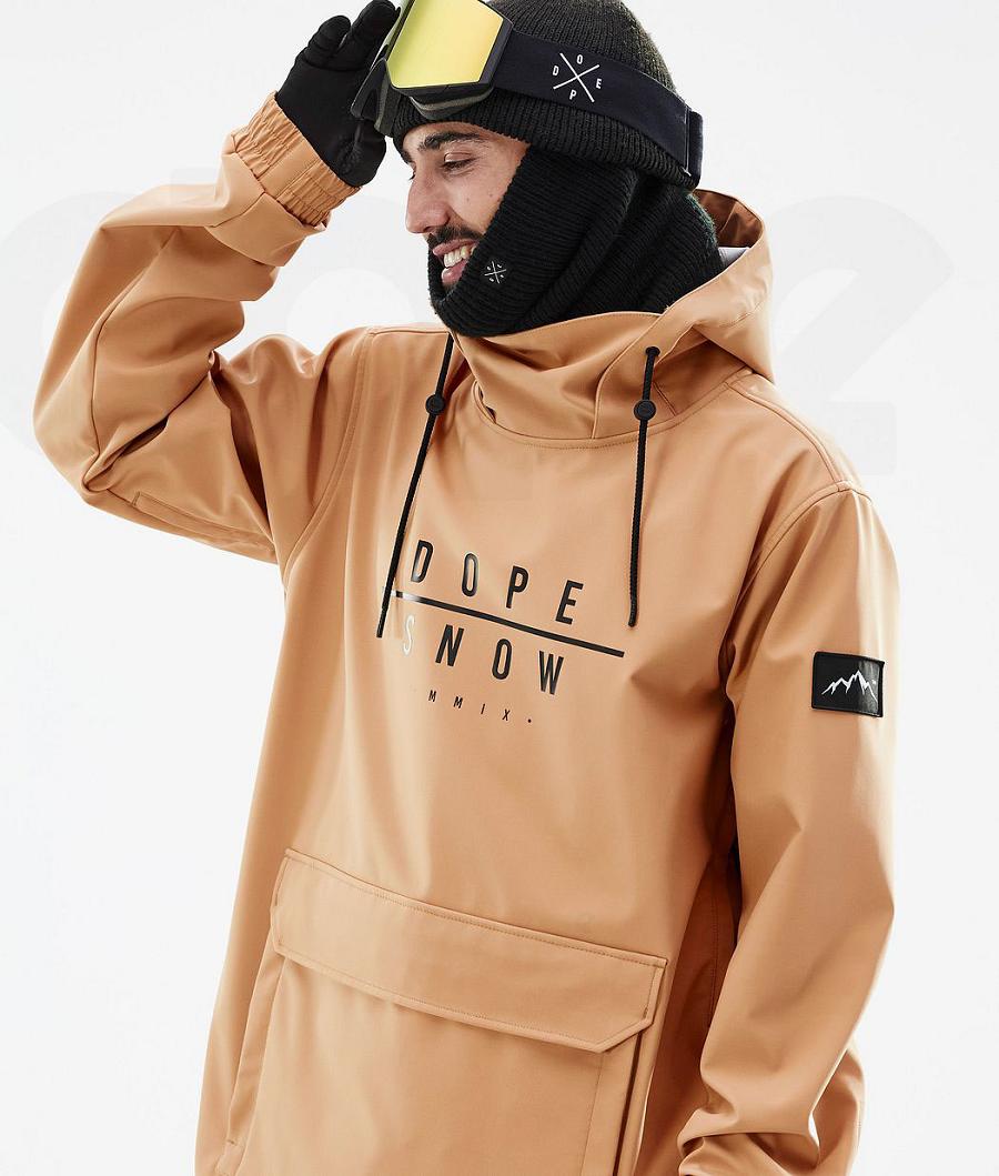 Dope Wylie DS Snowboardjacken Herren Khaki Gelb | CH2249HK