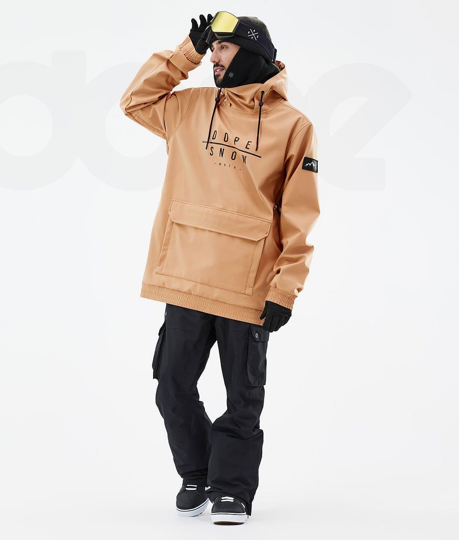 Dope Wylie DS Snowboardjacken Herren Khaki Gelb | CH2249HK