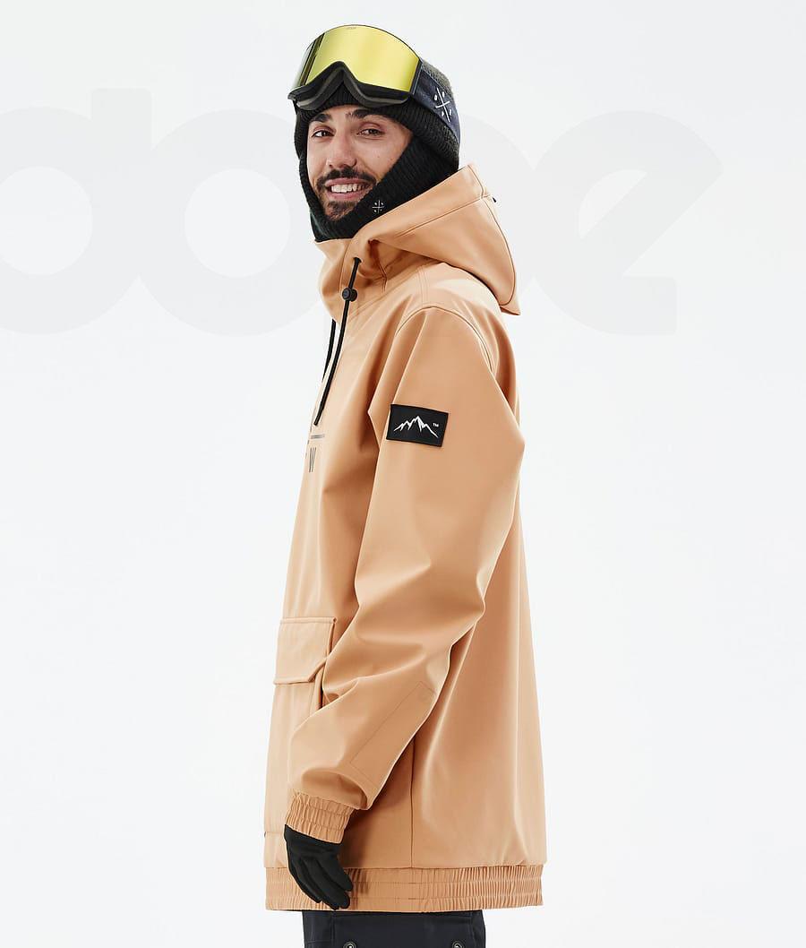 Dope Wylie DS Snowboardjacken Herren Khaki Gelb | CH2249HK