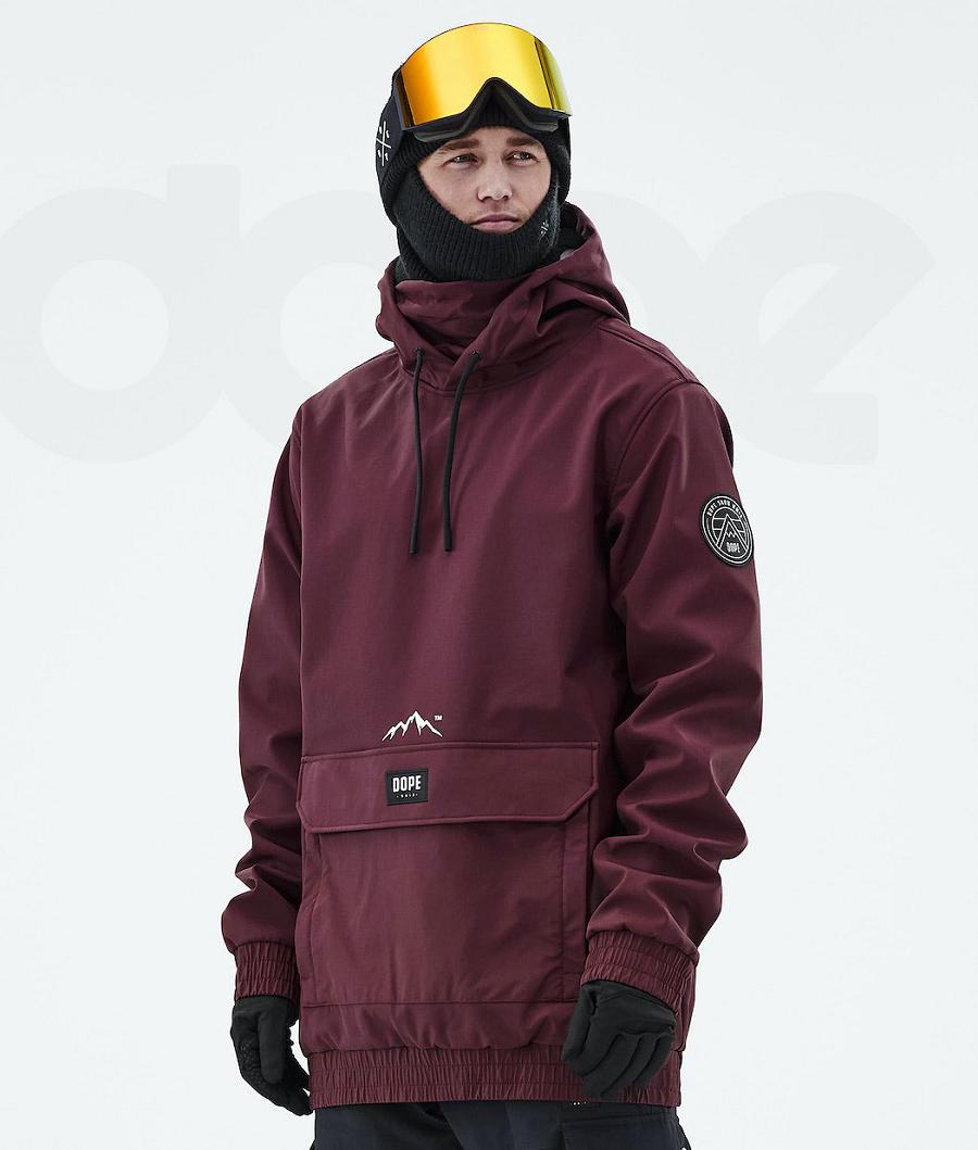 Dope Wylie Patch Skijacken Herren Bordeaux | CH2116DN