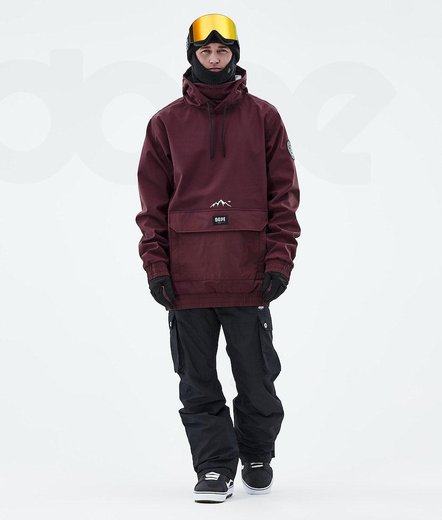 Dope Wylie Patch Snowboardjacken Herren Bordeaux | CH2240UT