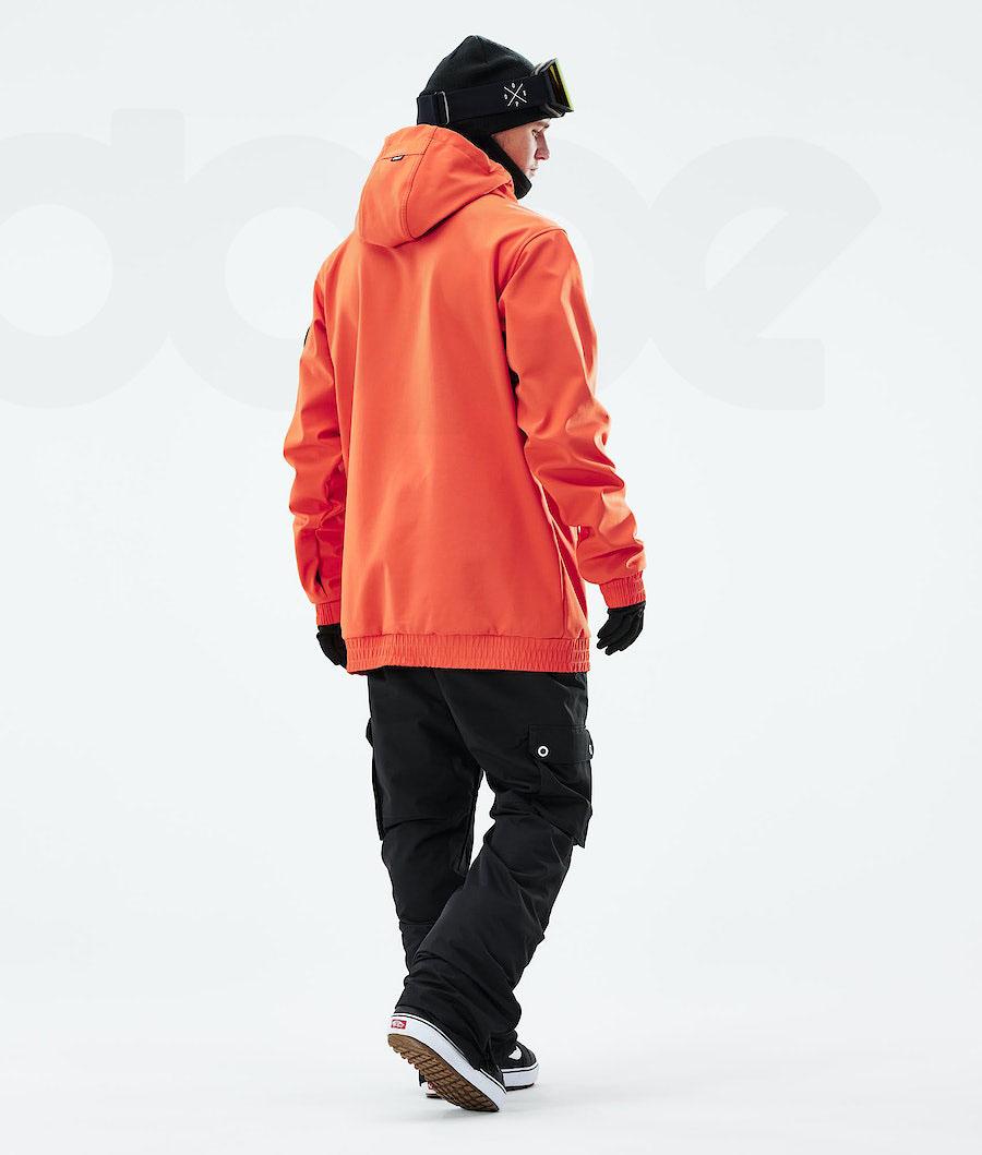 Dope Wylie Patch Snowboardjacken Herren Orange | CH2243PQ