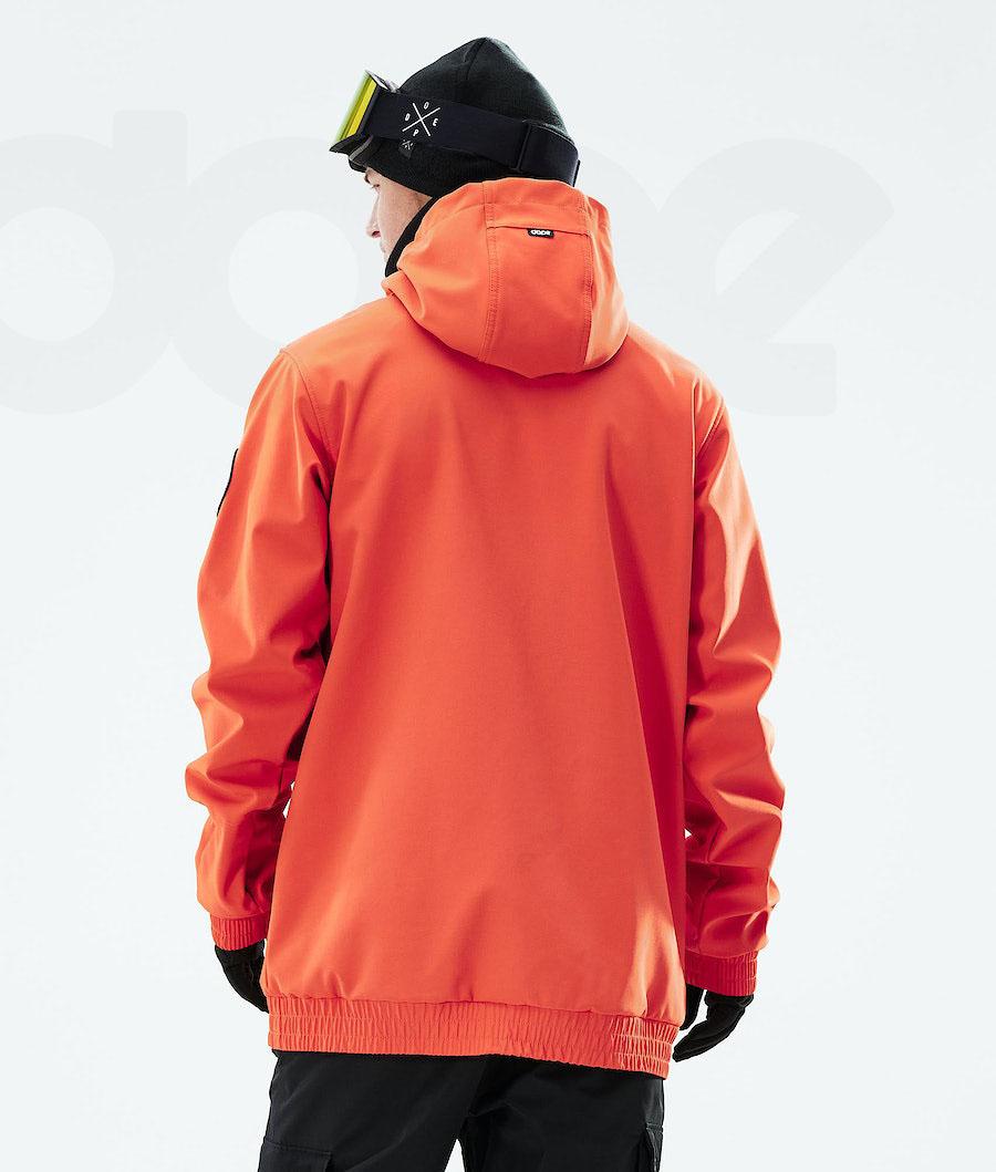 Dope Wylie Patch Snowboardjacken Herren Orange | CH2243PQ