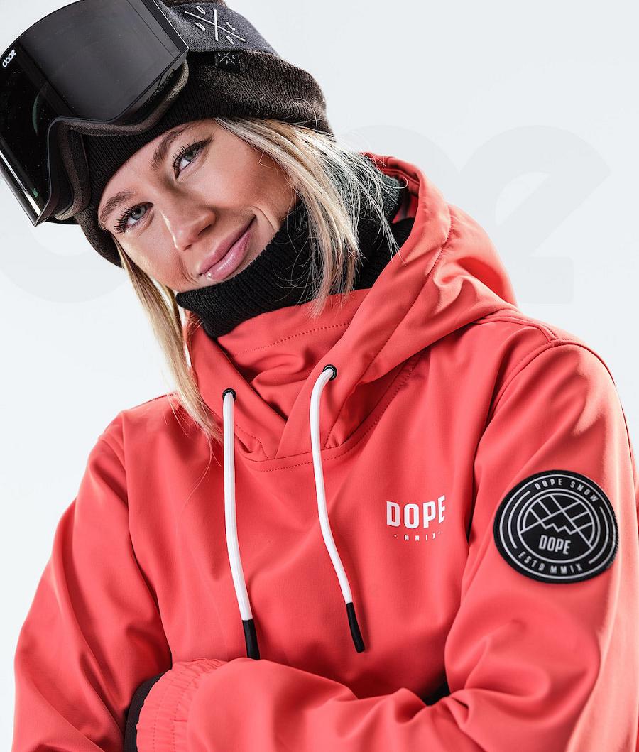 Dope Wylie W 10k Capital Skijacken Damen Koralle | CH1393KI