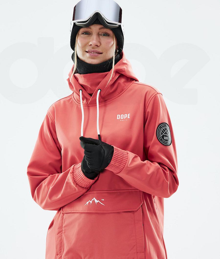 Dope Wylie W Capital Snowboardjacken Damen Rot | CH1556NB