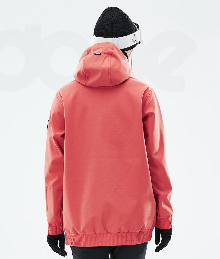 Dope Wylie W Capital Snowboardjacken Damen Rot | CH1556NB