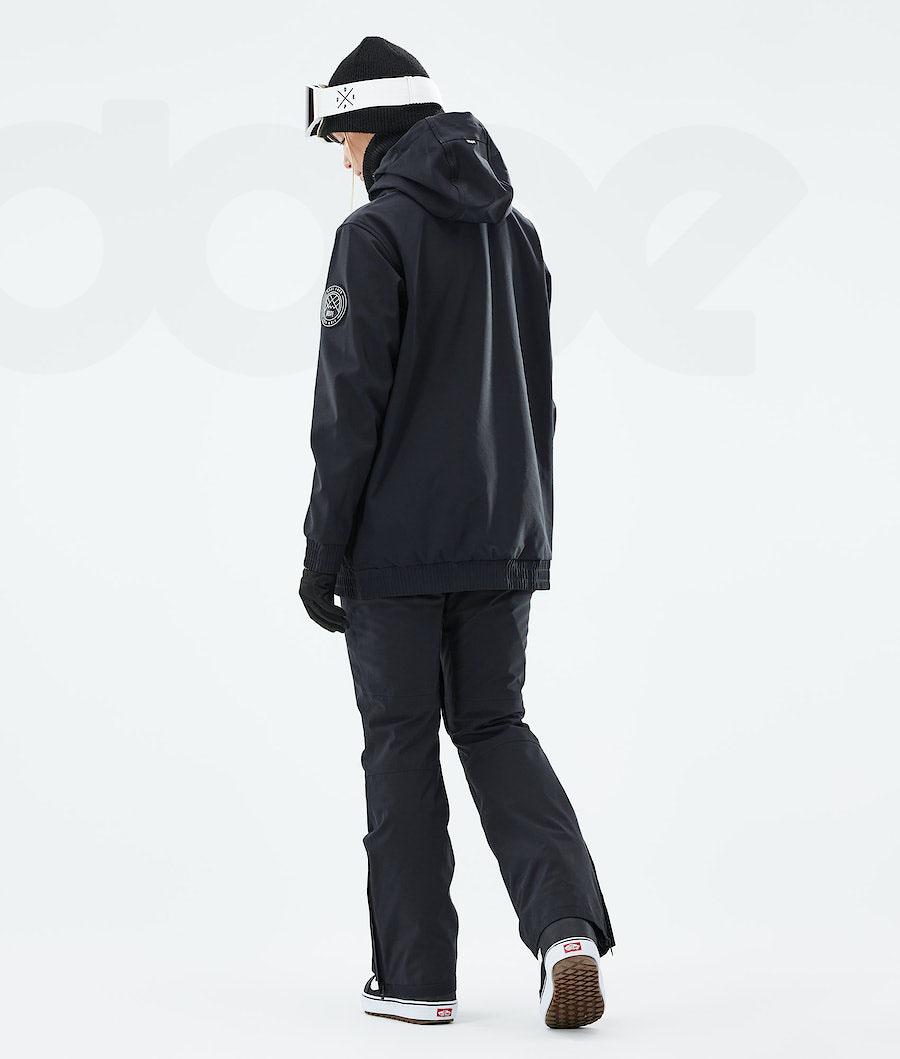 Dope Wylie W Capital Snowboardjacken Damen Schwarz | CH1558QZ