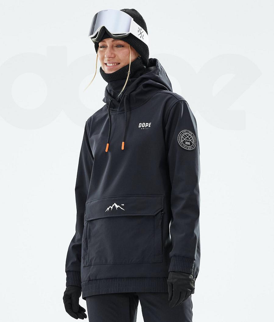 Dope Wylie W Capital Snowboardjacken Damen Schwarz | CH1558QZ