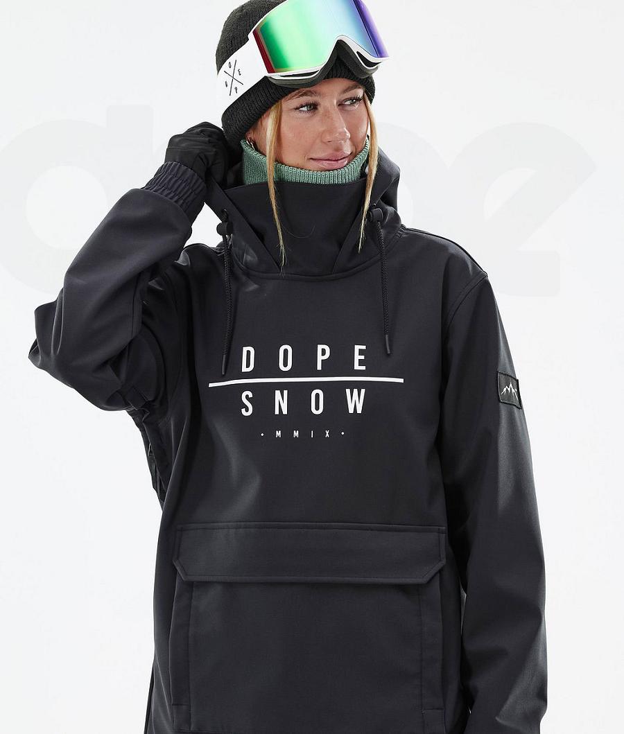 Dope Wylie W DS Skijacken Damen Schwarz | CH1383IS