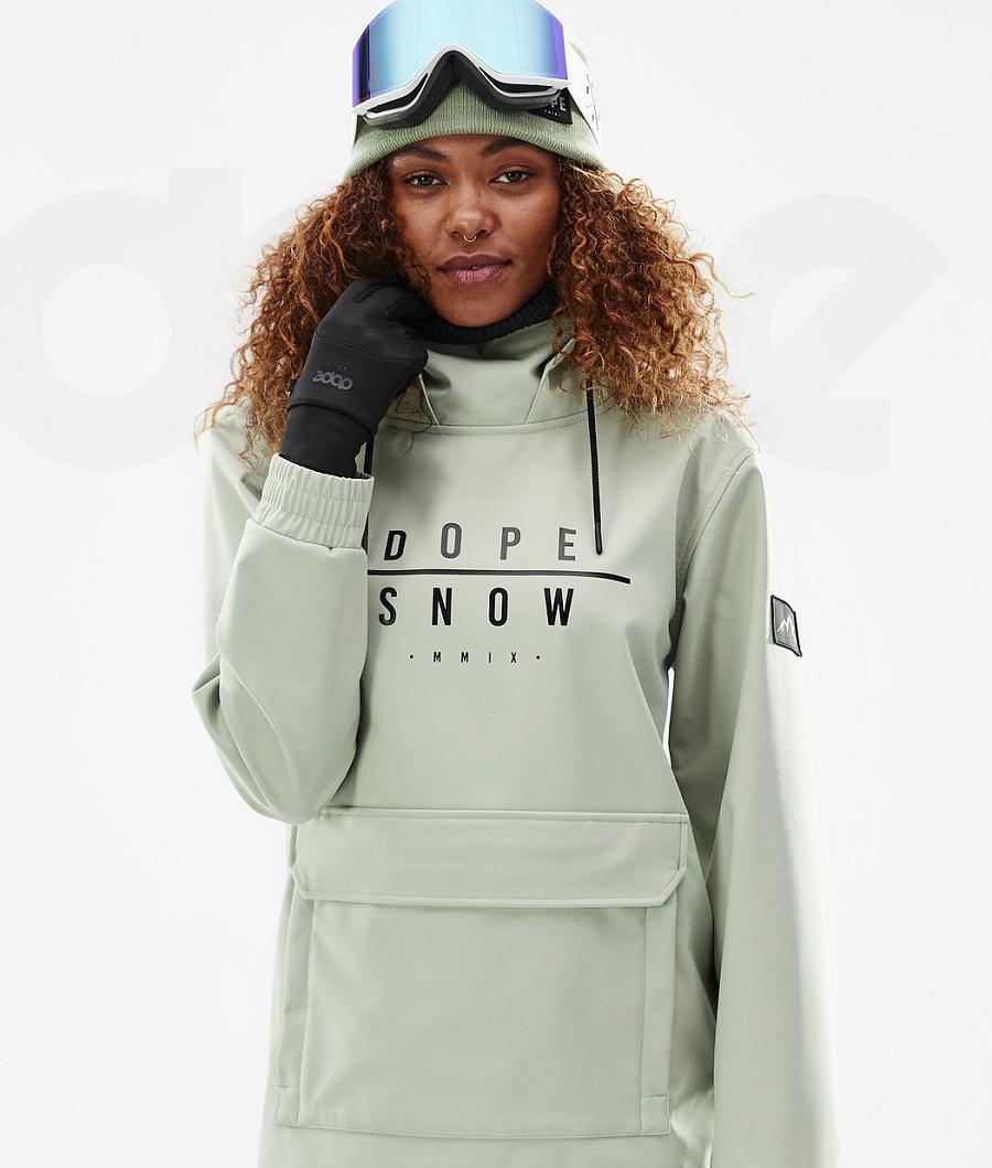 Dope Wylie W DS Snowboardjacken Damen Grün | CH1552XF