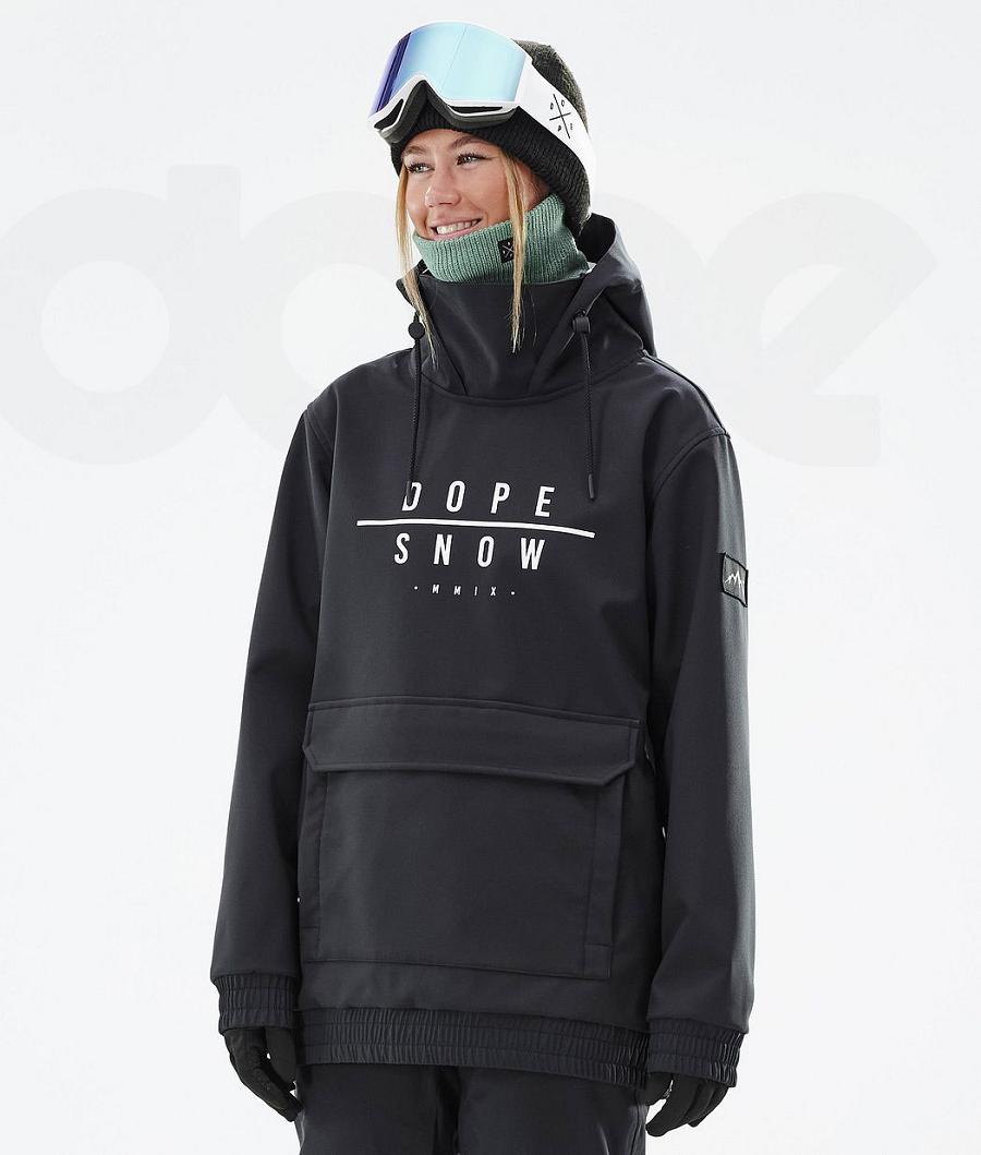 Dope Wylie W DS Snowboardjacken Damen Schwarz | CH1551ZG