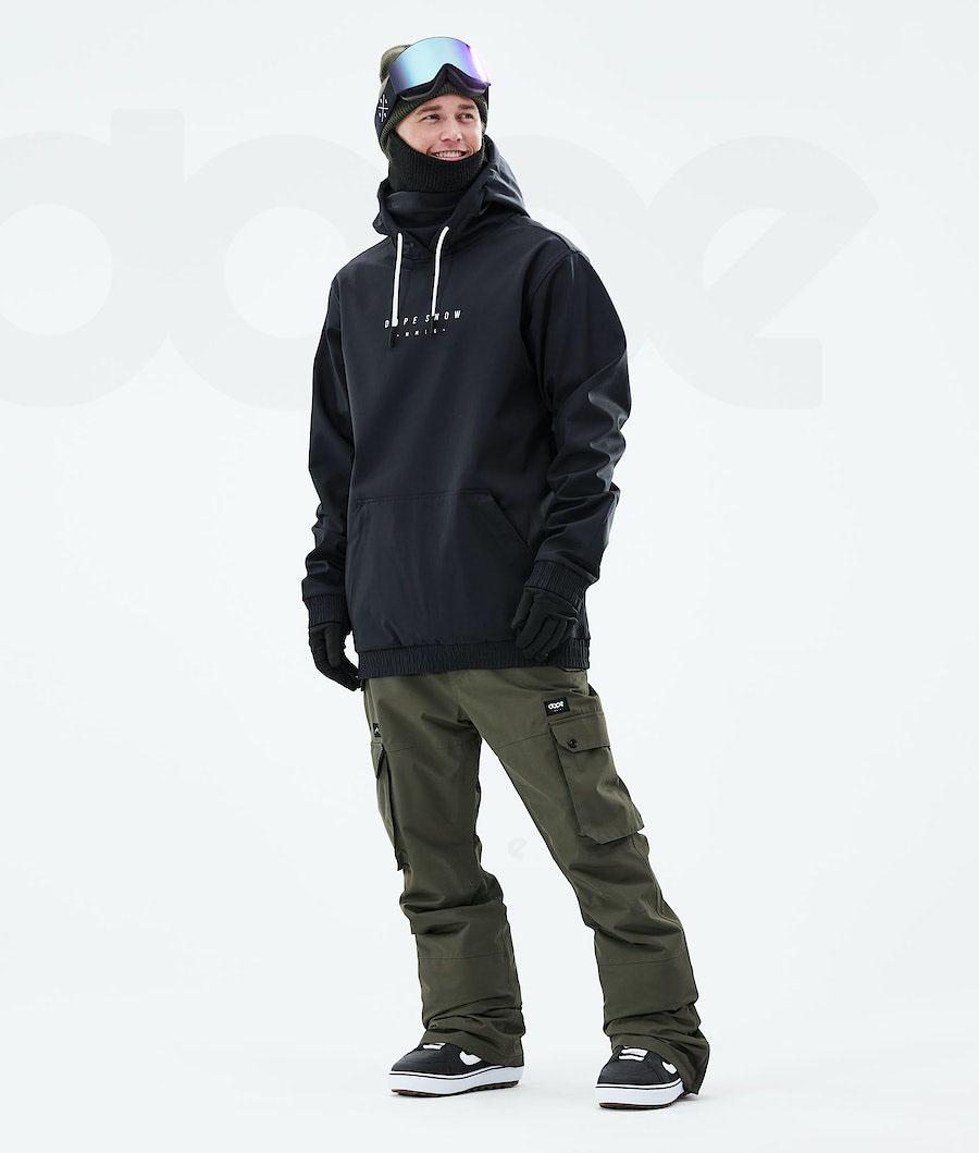 Dope Yeti 2021 Logo Snowboardjacken Herren Schwarz | CH2231BC