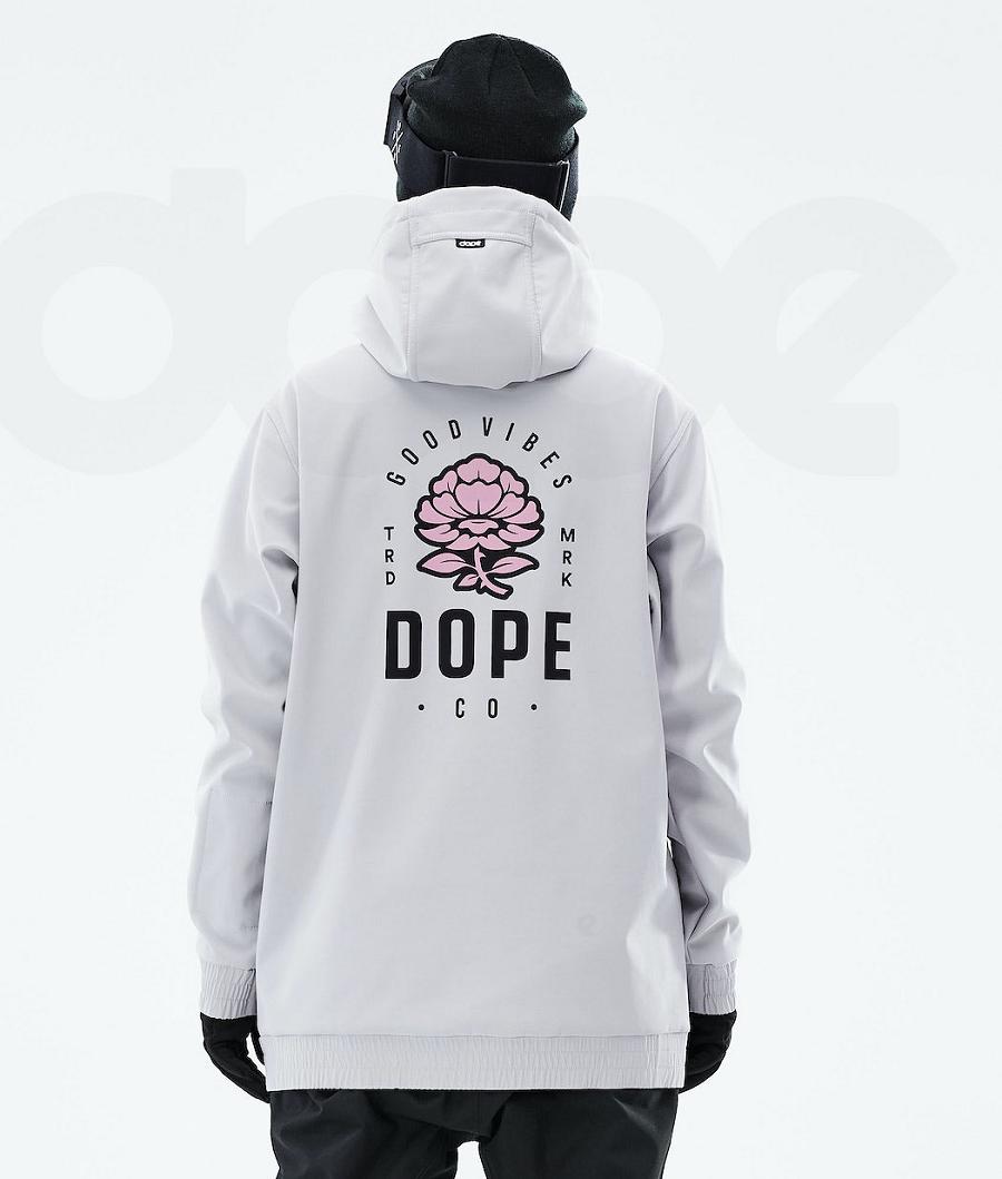 Dope Yeti 2021 Rose Skijacken Damen Silber | CH1371CE