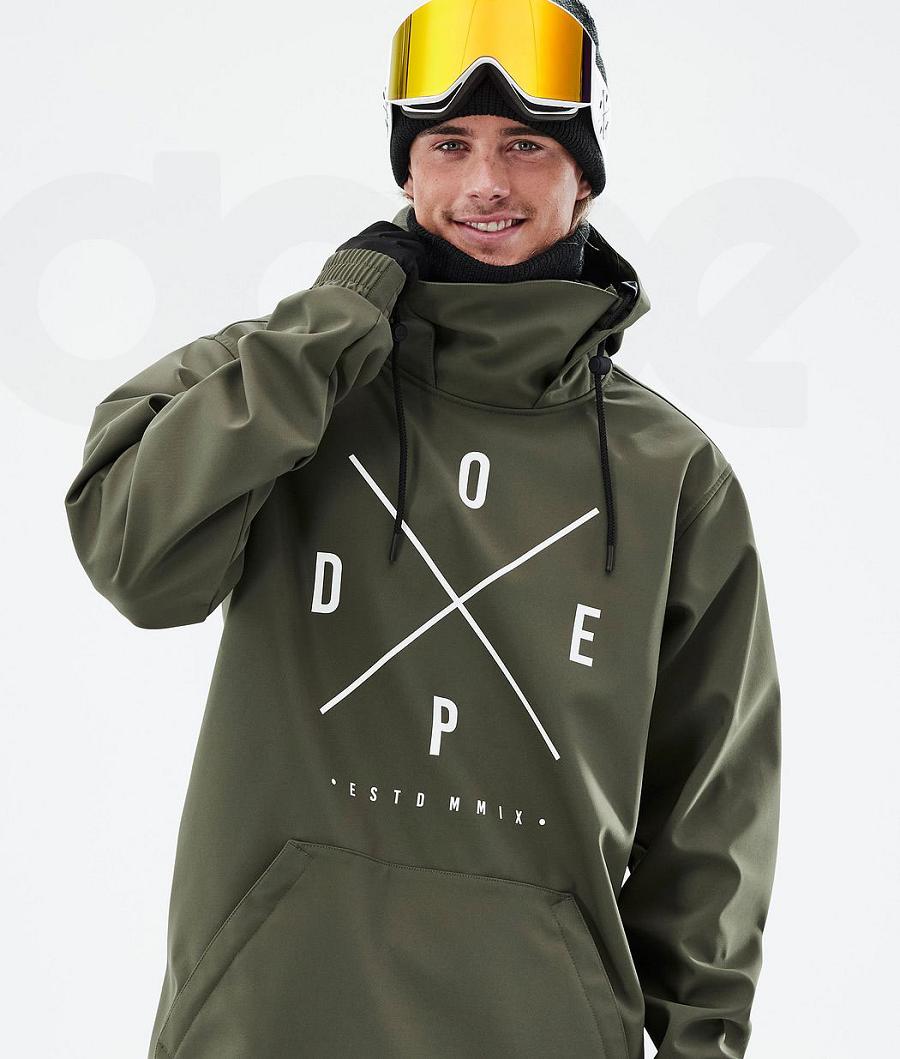 Dope Yeti 2X-Up Skijacken Herren Olivgrün Grün | CH2105WY