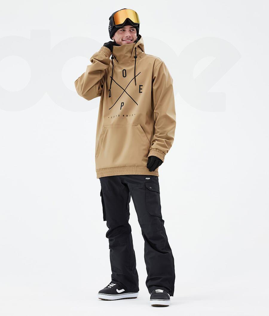 Dope Yeti 2X-Up Snowboardjacken Herren Gold | CH2224JJ