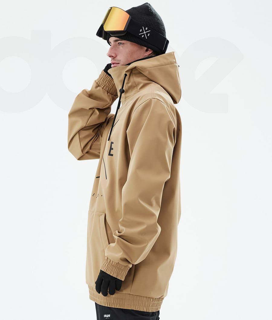 Dope Yeti 2X-Up Snowboardjacken Herren Gold | CH2224JJ