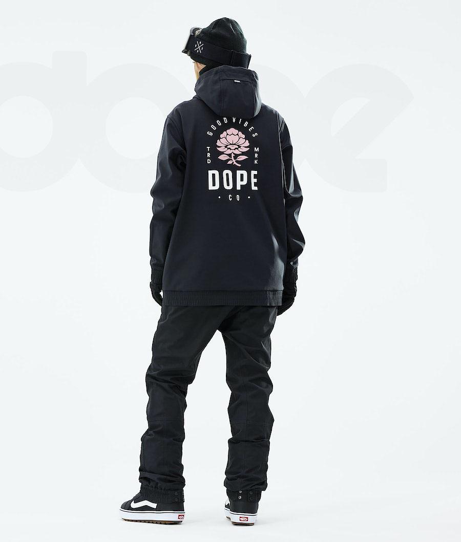 Dope Yeti W 2021 Rose Snowboardjacken Damen Schwarz | CH1537YU