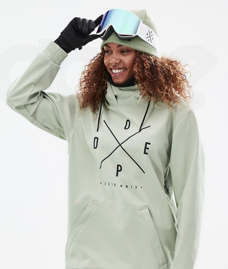 Dope Yeti W 2X-Up Snowboardjacken Damen Grün | CH1534EX