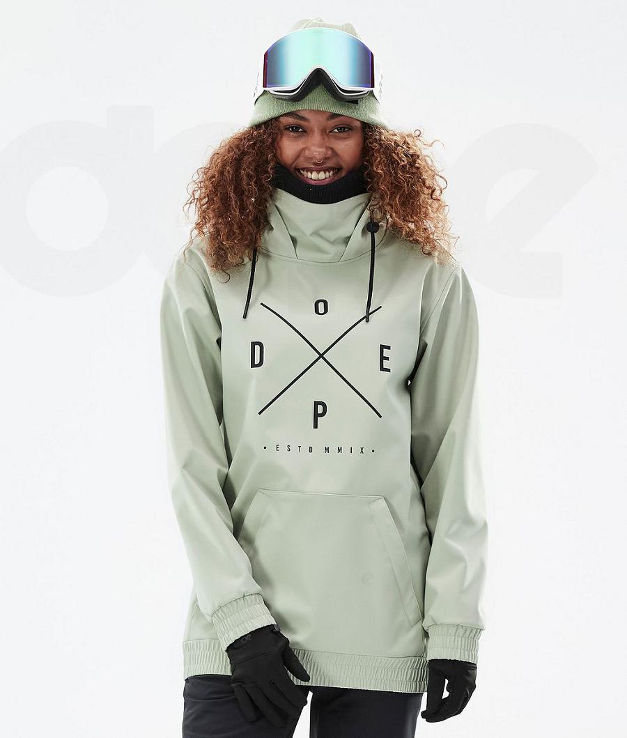 Dope Yeti W 2X-Up Snowboardjacken Damen Grün | CH1534EX