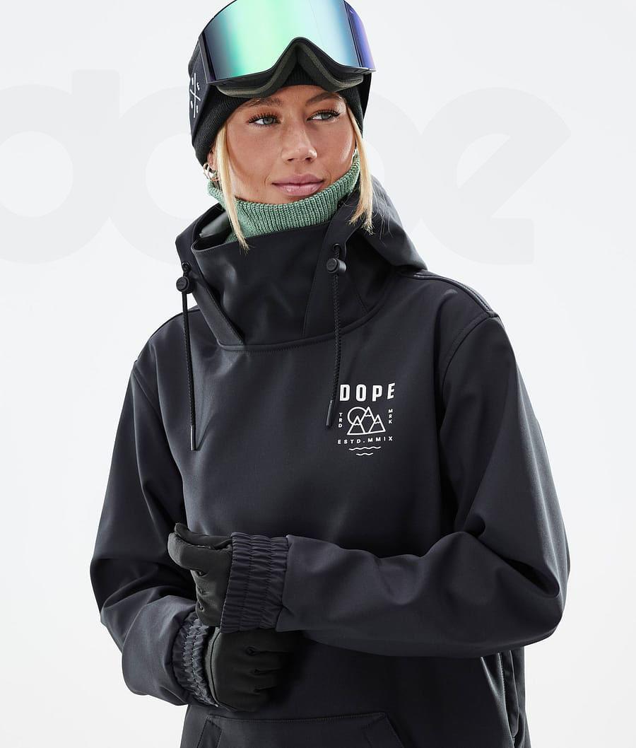 Dope Yeti W Summit Snowboardjacken Damen Schwarz | CH1522JJ